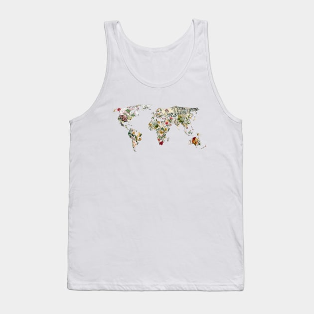 Vintage Botanical World Tank Top by BiancaGreen